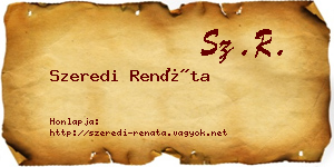 Szeredi Renáta névjegykártya